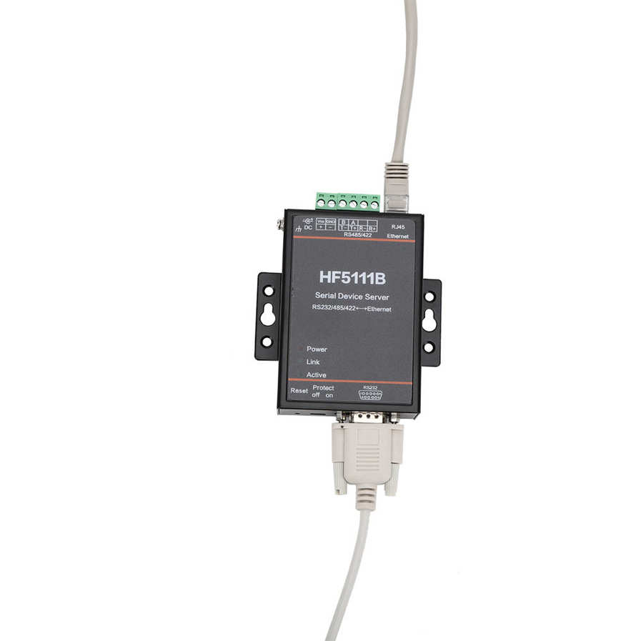 HF-5111B Serial Server 3-in-1 RJ45 RS232/RS485/RS422 to Ethernet DTU. 