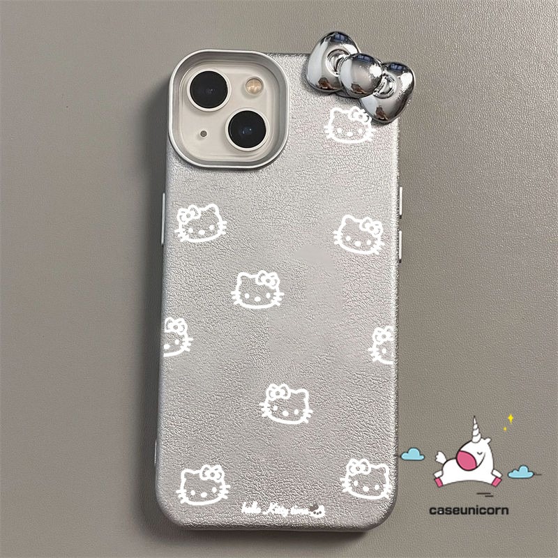 For ITEL A70 P55 Infinix Hot 30i 50i 40i 40 Smart 9 7 8 6 5 Pro Plus Hot 30 10 9 11 Play Tecno Spark 20C GO 1 10C 10 20 Pro Note 30 40Pro Cartoon Cool DIY Bow Doll Hello Kitty Case. 