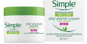 simple vital vitamin day cream