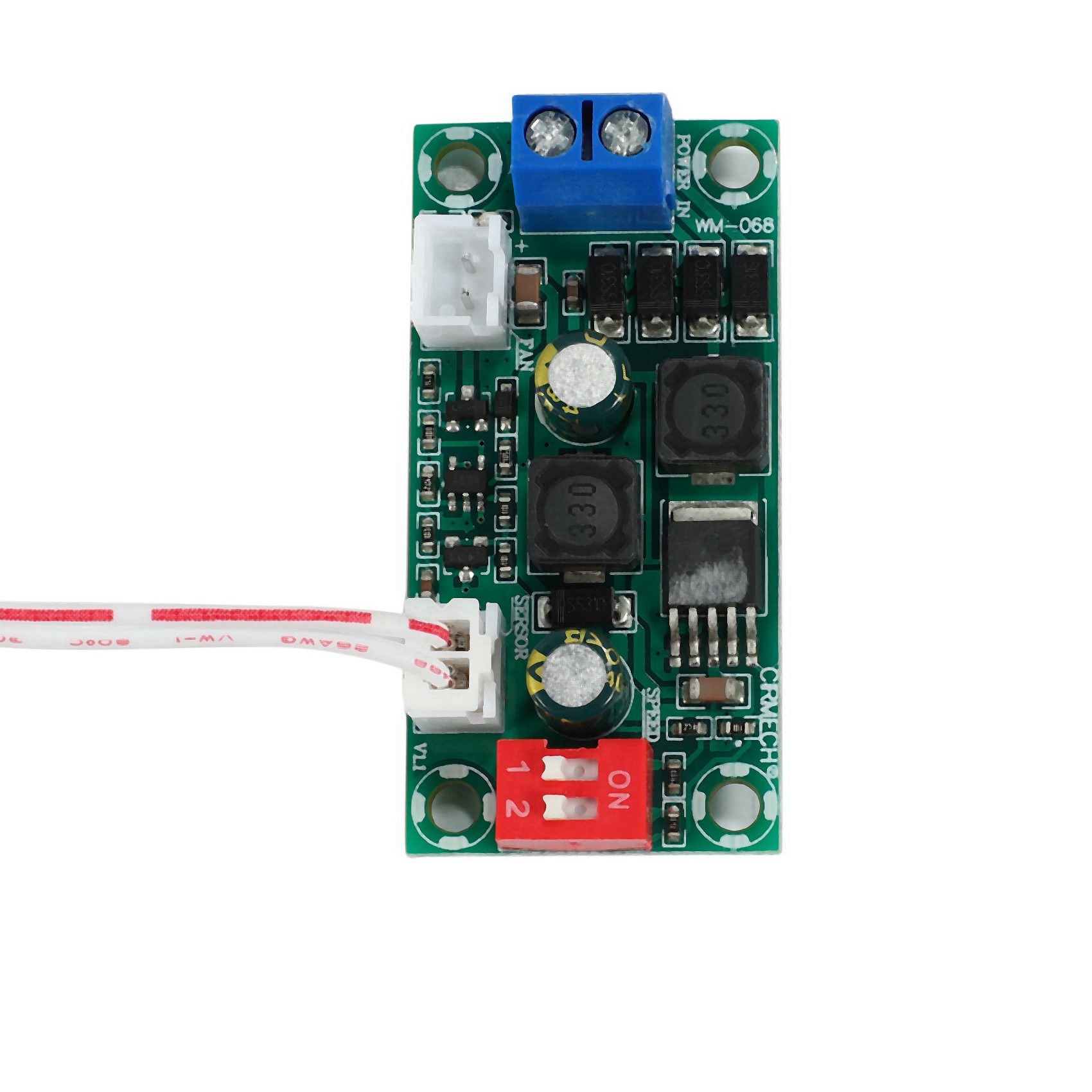 Electronic Thermostat Temperature Control Fan Module Speed DC 12V. 