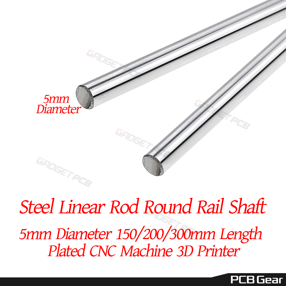 Hohitto 20mm Linear Shaft, 2pcs Linear Motion Rod Shaft Guide Diameter 20mm Length 1016mm (40