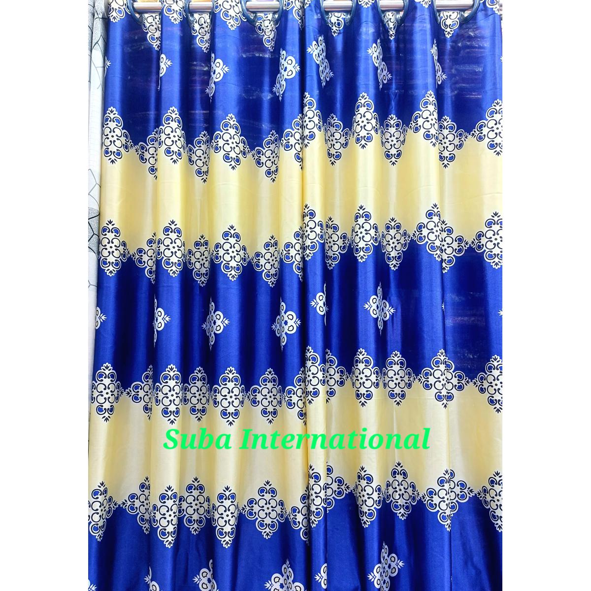 সিনথেটিক পর্দা দরজা এবং জানালার পর্দা, পর্দা- (4 কুচি-1 পিস) বিভিন্ন রঙের-সাবয়া আন্তর্জাতিক - porda