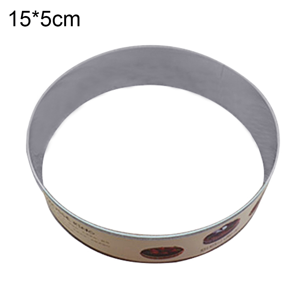 Stainless Steel Round Square Cake Ring Mould Mousse Cutter DIY Decorating Tool