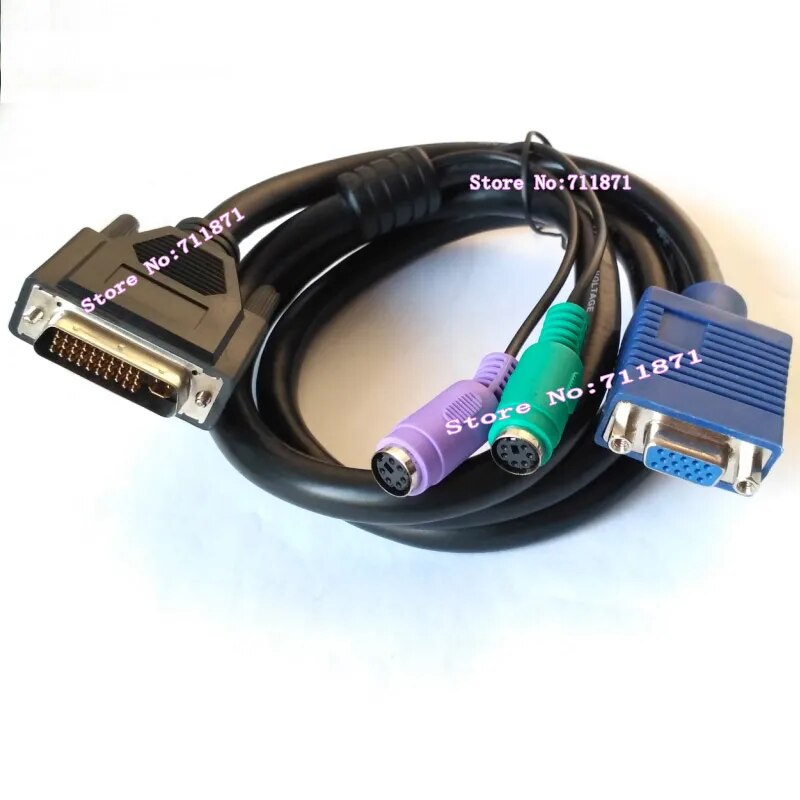 30+5 VGA PS/2 M1-DA Projector Cable Line DVI 30+5 to VGA PS2 Line Cable DVI M1-DA Dual Link Projector Wire 30+5 DVI VGA PS/2*2 F