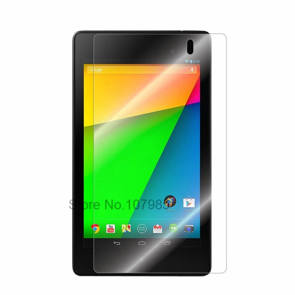 For Google Asus Nexus 7 K008 ME571K Me571L Nexus 7 2 (2013) Tablet Screen Protector Protective Screen Film +Clean Cloth