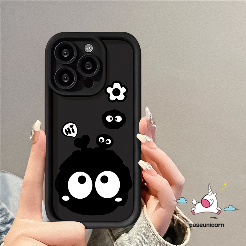 Coal Ball Coffee M Bean Smiling Face Angel Eyes Case for Redmi 10A 10C 9T A1 9C 12C 13C 10 9 12 9A Note 11 8 9 10s 10 12 Pro Max POCO M3 C55 Mi 12 11 Lite Flowers English Tag Cover. 