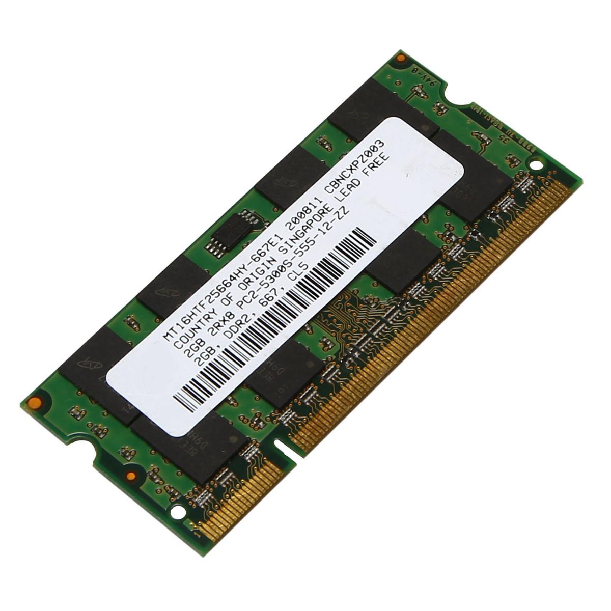 2X 2GB DDR2 RAM Memory 667Mhz PC2 5300 Laptop Ram Memoria 1.8V 200PIN SODIMM for Intel AMD