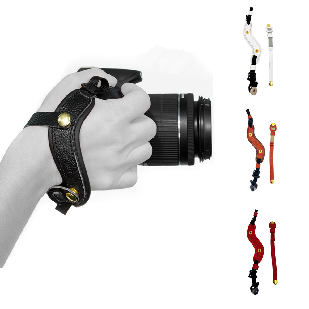 【YIYANGMAOYI111】Hand Grip Wrist Leather Strap for Olympus OMD EM1 EM10 OM-D E-M1 E-M5 E-M10 Mark III II 3 2 Sony A9 A7R A7 III II. 
