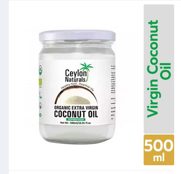 Ceylon Naturals Organic Extra Virgin Coconut Oil 500ml