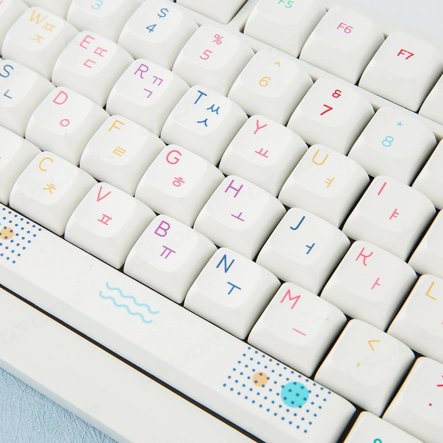 127Keys Korean PBT Keycap Neon Theme XDA Profile For Gaming RGB Mechanical Keyboard Key Caps for Cherry MX Switch English Korea. 