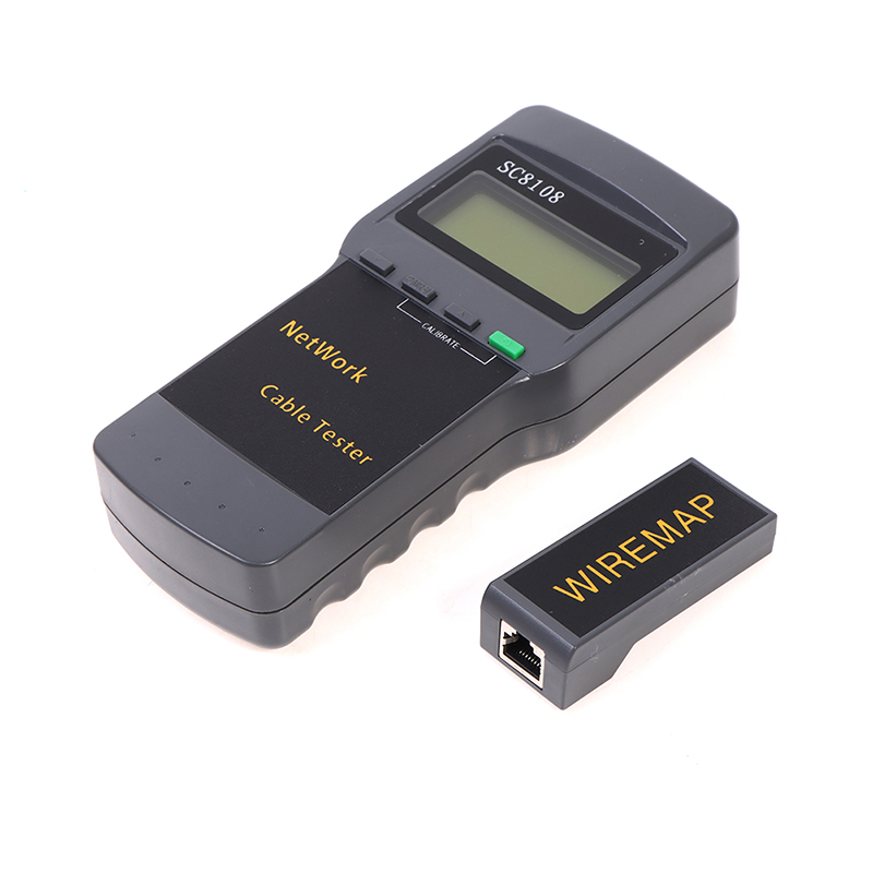 SC8108 Network Tester Meter RJ45 Cat5e Cat6 UTP Unshield LAN Cable Tester Hudduo. 