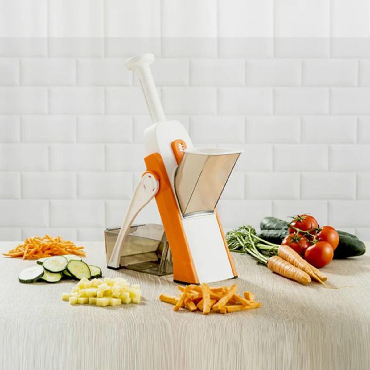 Brava Spring Slicer vegetable & fruit cutter potato slicer chips fries shredded multi-sliceri