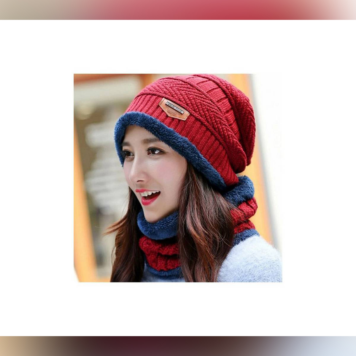 ladies woolen topi
