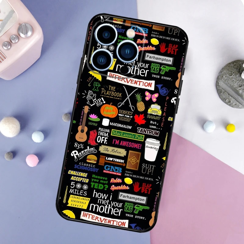 How I Met Your Mother Himym Phone Case For iPhone 15 14 12 11 13 Pro Max Mini 7 8 Plus SE 2020 X XS Max XR Back Cover. 