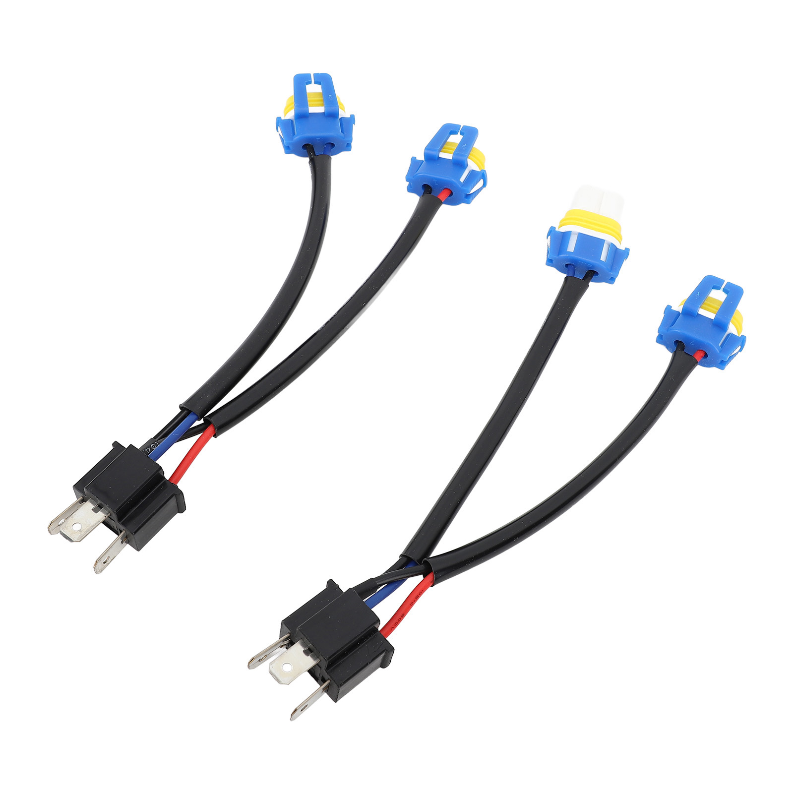H4 To 9006 Bulb Conversion Sockets 2pcs Plug and Play Headlight Bulb Conversion Wire Improved Lighting Easy To Use for Car. 
