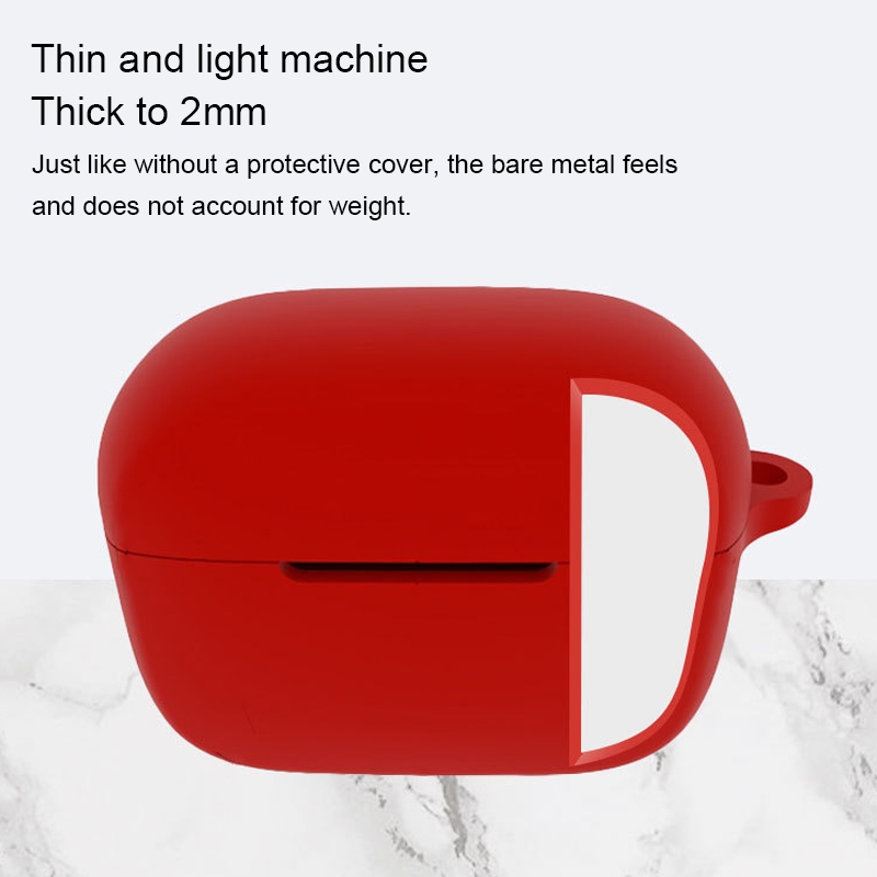 For Edifier TWS1 Pro Pure Color Bluetooth Earphone Silicone Case. 