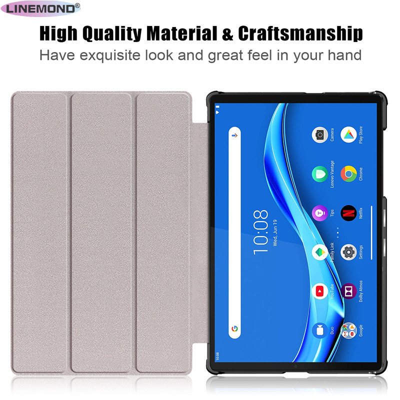 【FUPANG】For Lenovo Tab M10 HD Gen 2 TB-X306F case PU leather shockproof shell smart tab M10 generation tablet