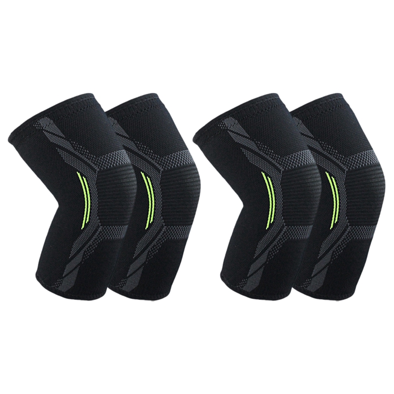 2X Breathable Basketball Football Sports Kneepad High Elastic Volleyball Knee Pads Brace Training Knee Support XL