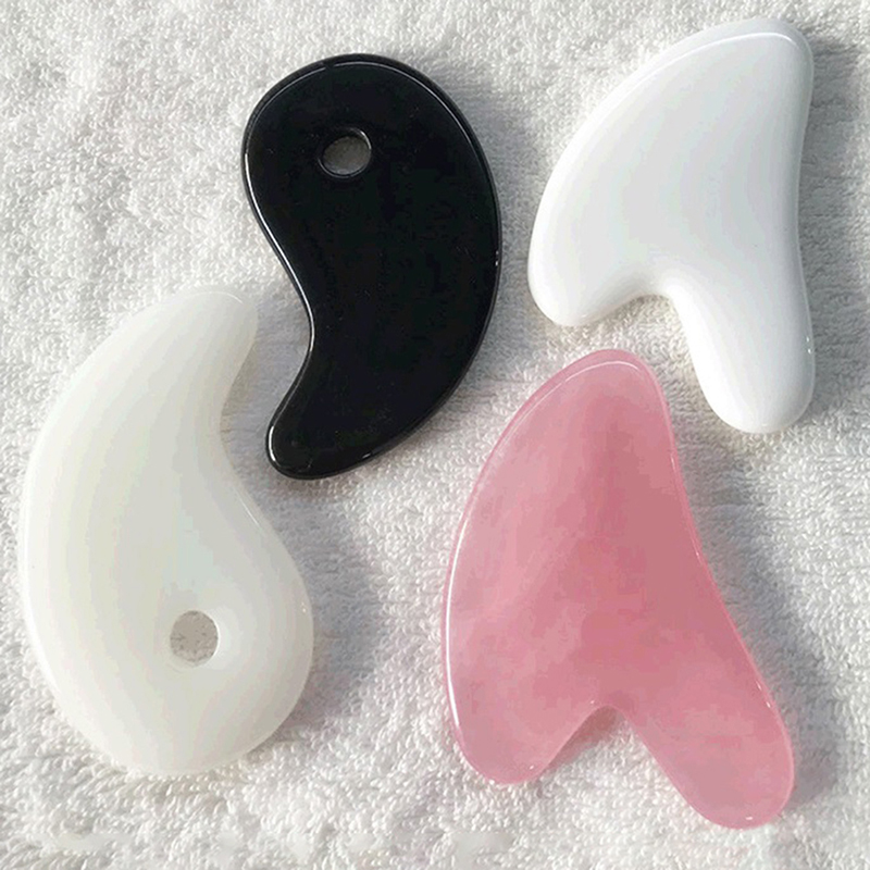 face gua sha board facial scraping scrapping plate face body massage Tool new. 