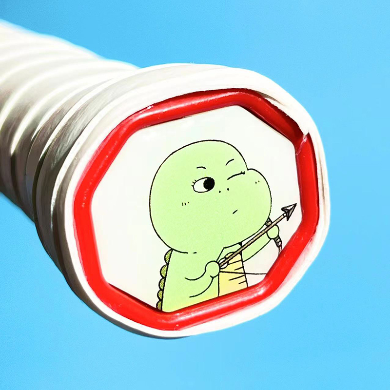 Funny Cartoon Creative Plastic Hard Decorative Sticker For Badminton Racket Handle Cover Playful Modification Sunlight Mall. 