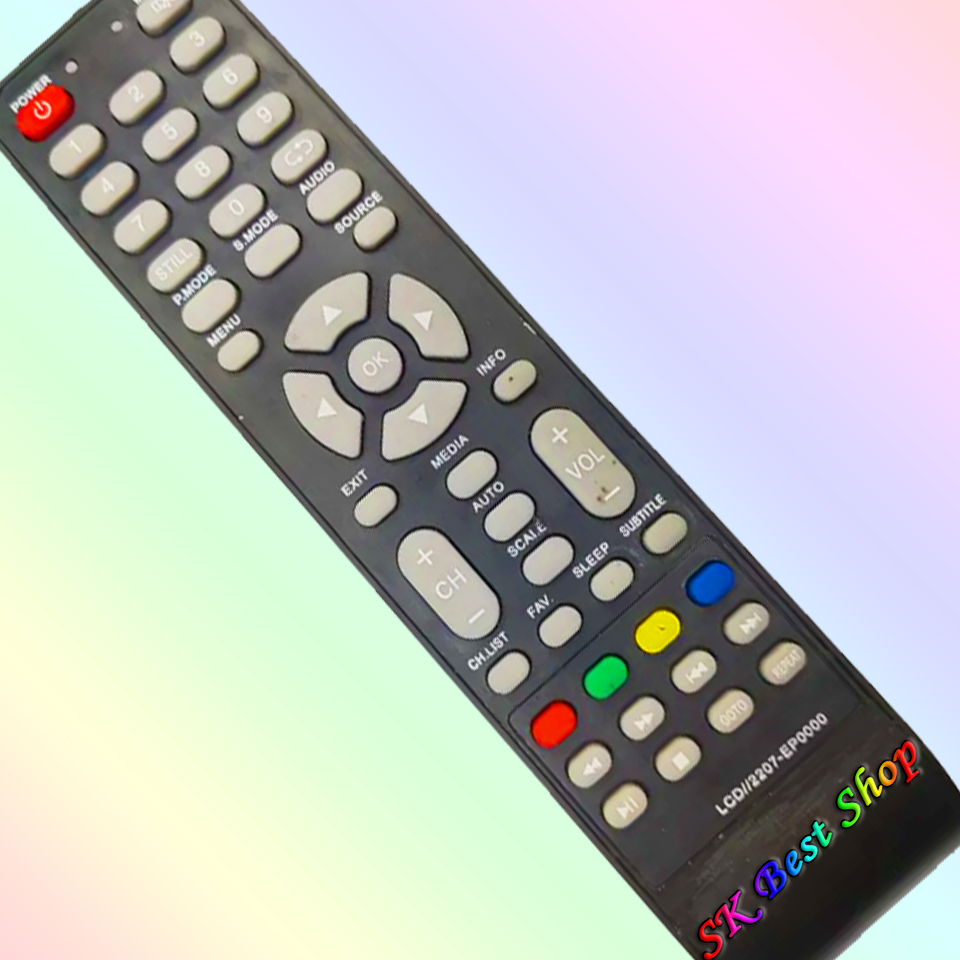 Remote Control for China TV 2207 China Led Remote EP000 China LCD LED 2207-EP0000 TV Remote Control. 