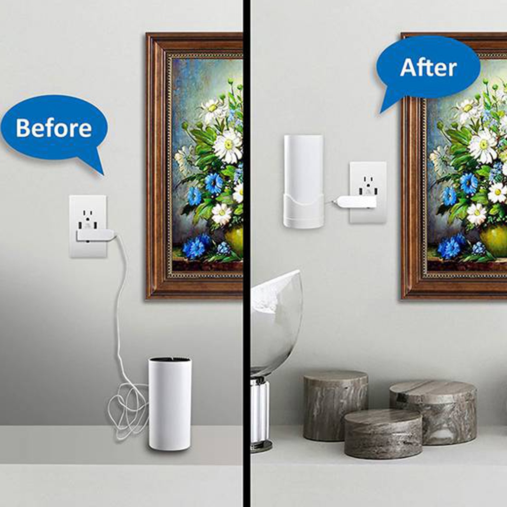 Router Wall Mount Bracket Mesh WiFi System Storage Bracket with Cord Management for Office for -Link Deco /E4/P9/S4. 
