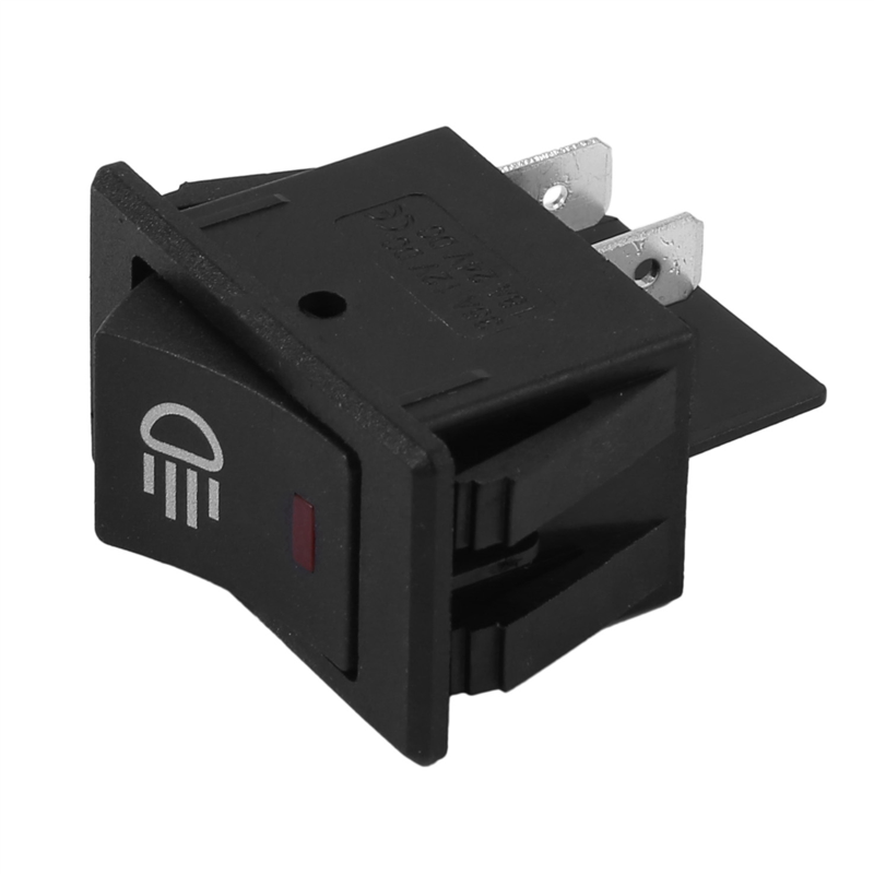 16X 12V 35A Car Truck Boat Fog Light Rocker Switch LED Light Dash Board Toggle 4Pin Black