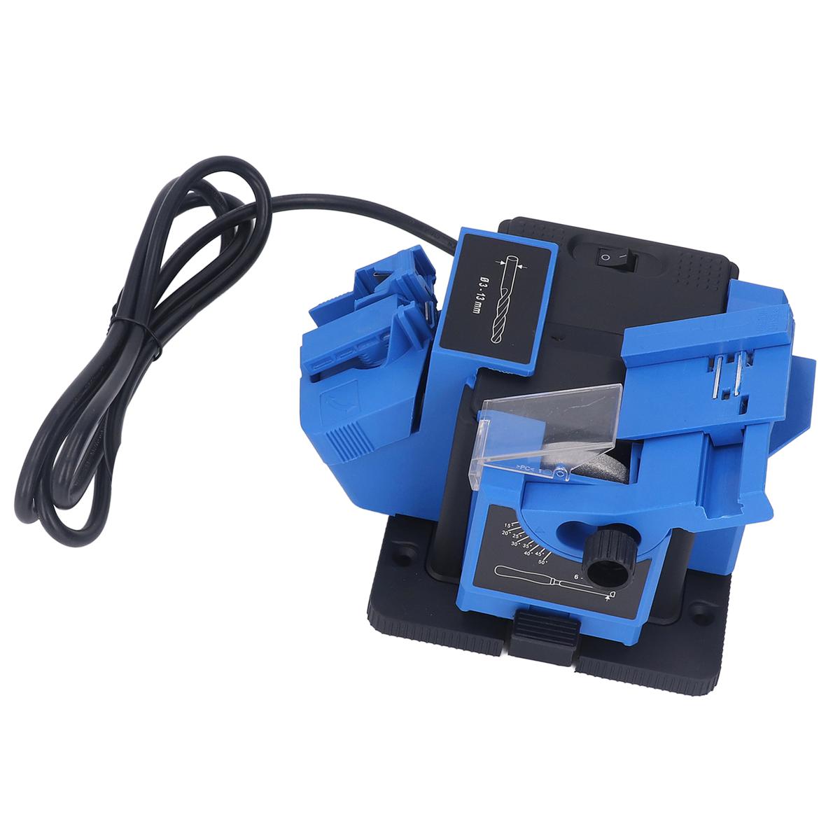 Multi Task Electric Sharpener, Long Life Span Fast Speed Impact Resistance Durable Multifunctional Drill Bit Sharpener High Strength for Chisels for Scissors