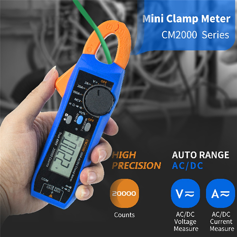 CM2100 Digital Electrical Tester Multimeter True RMS VFC Diode Multimeter Easy To Use. 