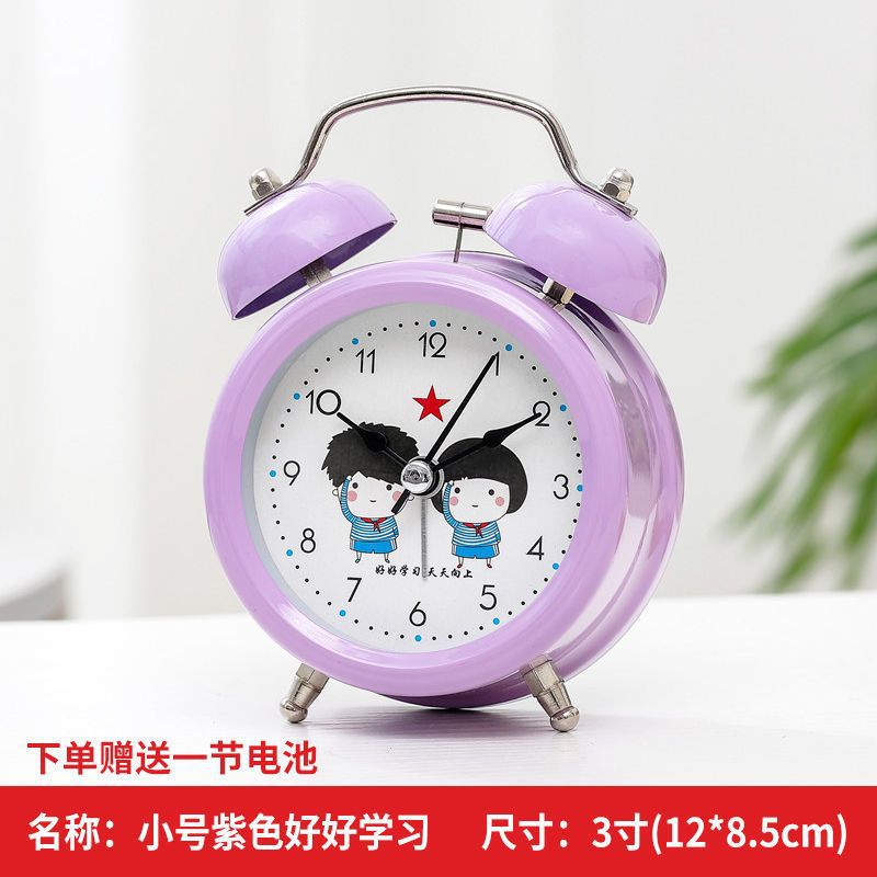 Alarm clock, student alarm clock, wake up, boy lazy bedroom, glow-in-the-dark student table, cross-border amazon, one piece dropshipping. 