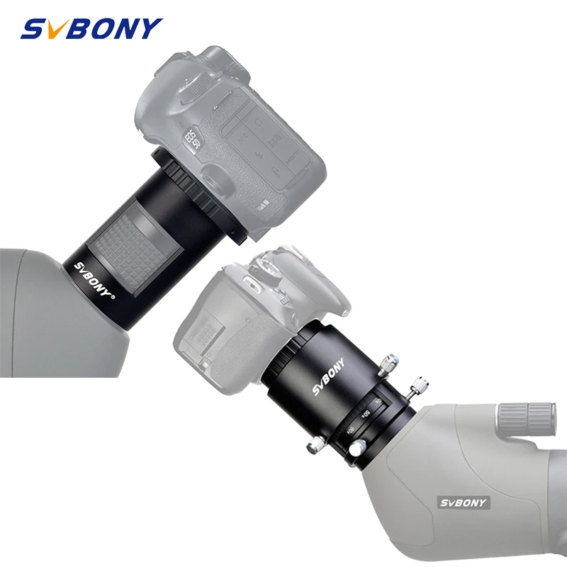 SVBONY Spotting Scope Adapter for Camera Connect to Spotting Scope Fits SV28 SV14 SV13 SV46 SV406 SV411. 