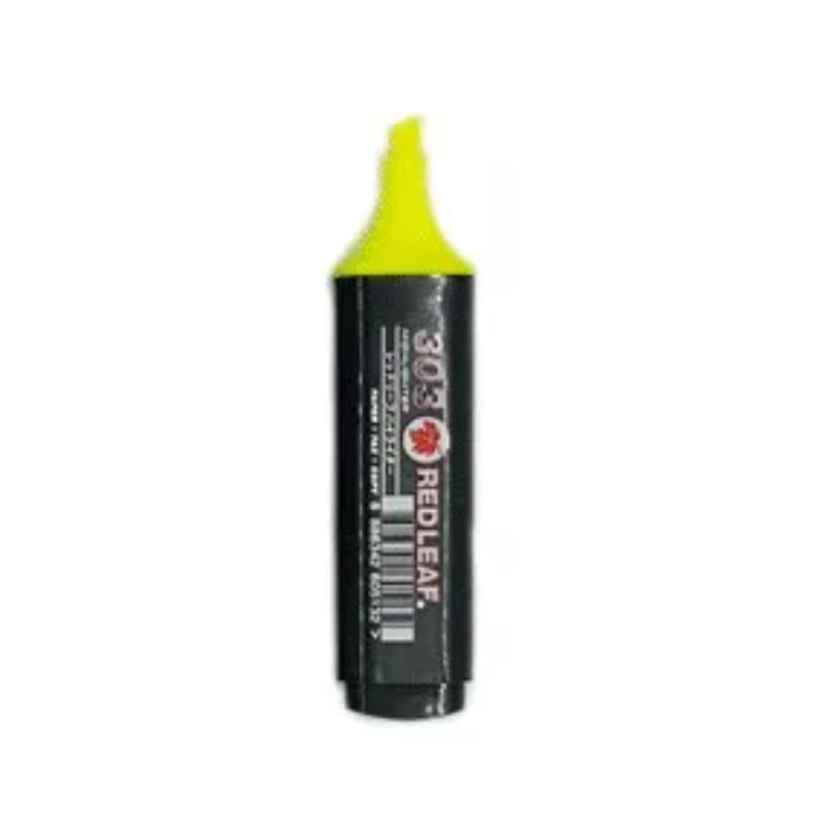 Red Leaf 303 Flourescent Highlighter Yellow (Pack of 1)