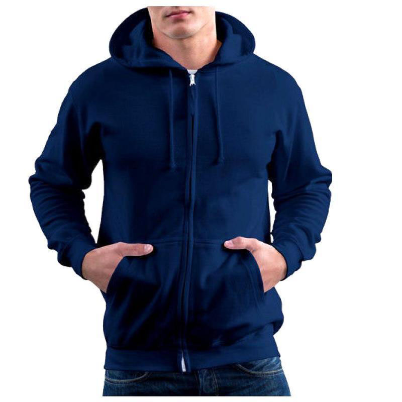 Dark blue hot sale hoodie jacket