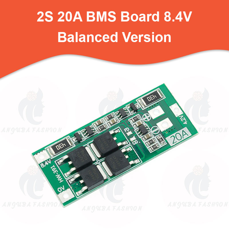 2S BMS 20A Circuit Module 8.4v Li-Ion Battery Protection Board