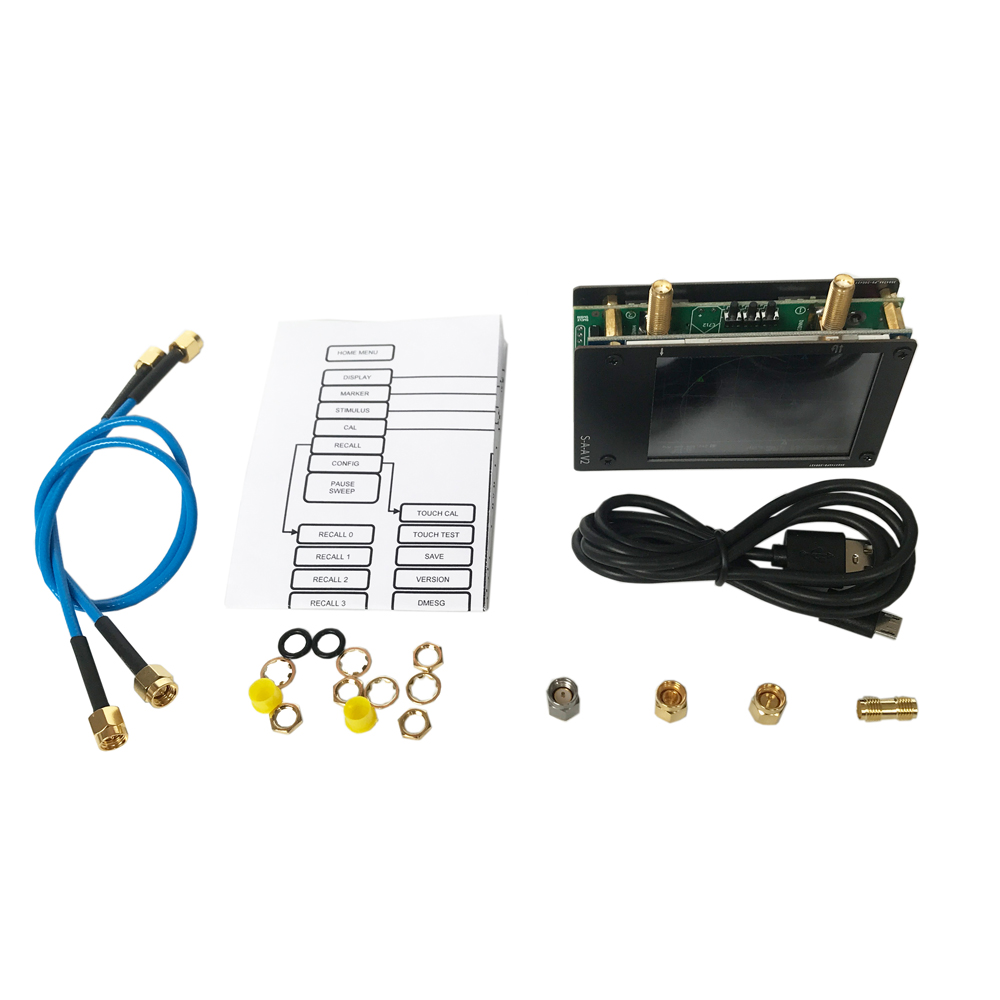3G Vector Network Analyzer S-A-A-2 NanoVNA V2 Antenna Analyzer Shortwave HF VHF UHF with Housing. 