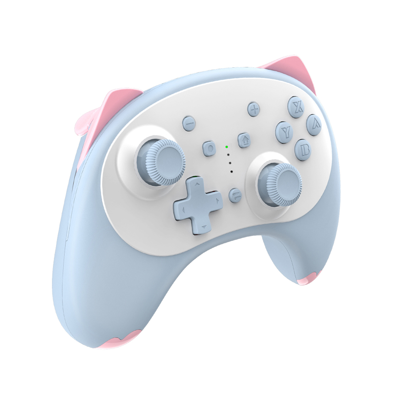 IINE Cartoon Kitten Wake Up Voice Wireless Controller Headset Support Compatible Nintendo Switch/Switch lite/Switch OLED. 