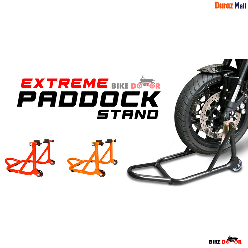 Paddock Motorcycle Stand Universal SS and Alloy Made Sports Rear