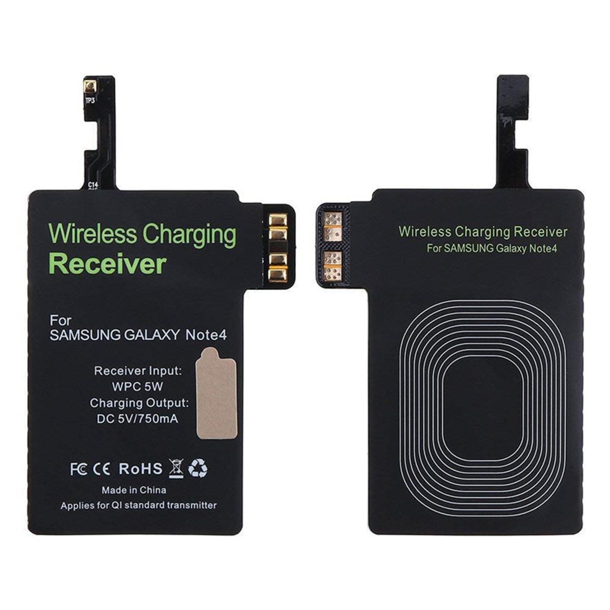 【happy one】Qi Wireless Charger Receiver Module Samsung Note 4 Apply for Qi Wireless Charging Pad 5V 750mA Black