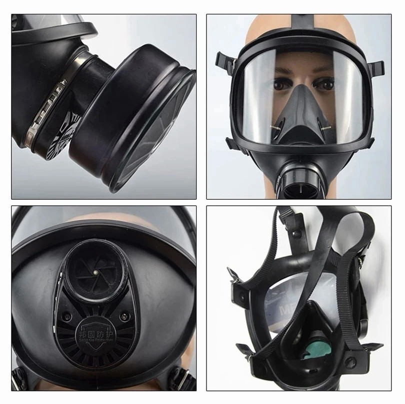Chemical Respirator Mask, Chemical, Biological and Radioactive Pollution, Full Face Mask, Classic Gas Mask, MF14. 