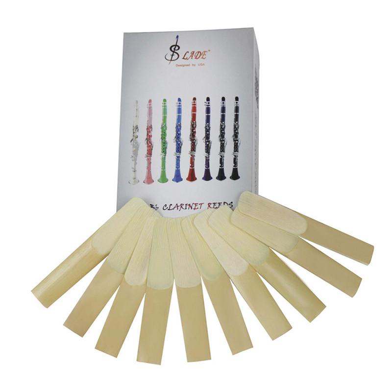 High Quality 10 pcs Clarinet Reeds Instrument Parts Accessories 5.88CM -