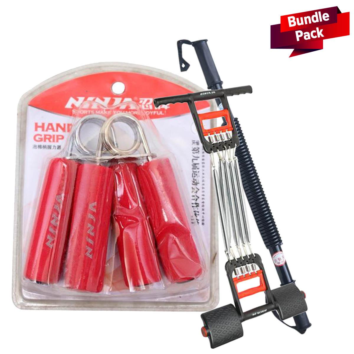 Bundle offer N6316 Pull Exerciser (3 in 1) + Power Twister - 30kgs + Hand Grip