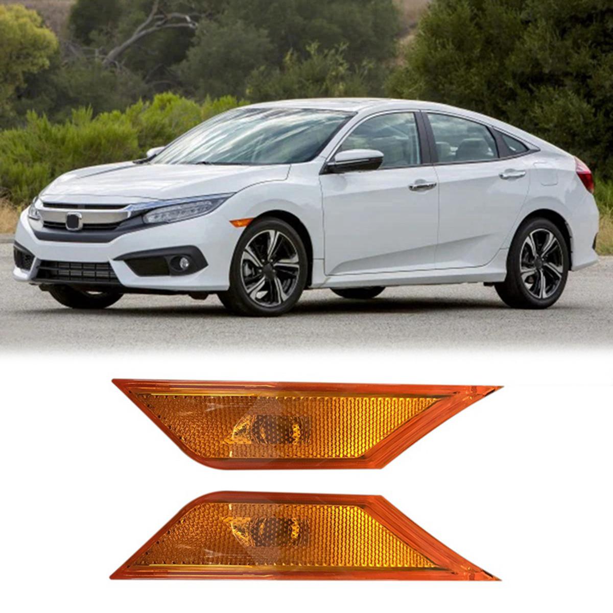 Turn Signal Light with LED Bulb for Honda Civic 2016-2020 34350TETH01