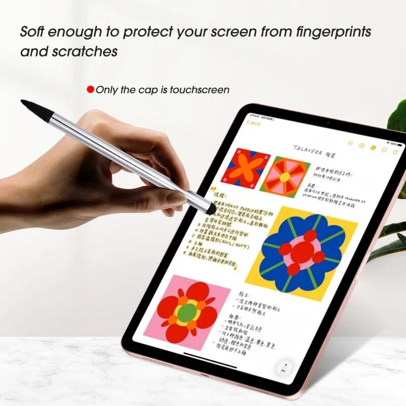 Dual-Purpose Stylus Pen For Samsung Galaxy Tab A9 Plus 11 inch 2023 Tab S9 FE Plus 12.4 S9 S8 Plus S7 FE A8 A7 S6 S7 Lite Pencil. 