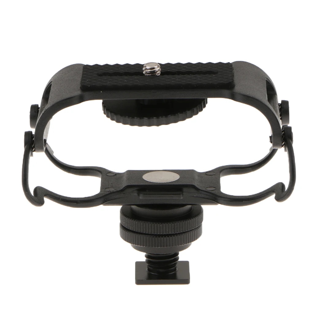 Microphone Shock Mount for Zoom H4n/H5/H6/H1, Tascam DR-40/DR-05, Olympus LS-100, LS-12, Linear PCM Recorders. 