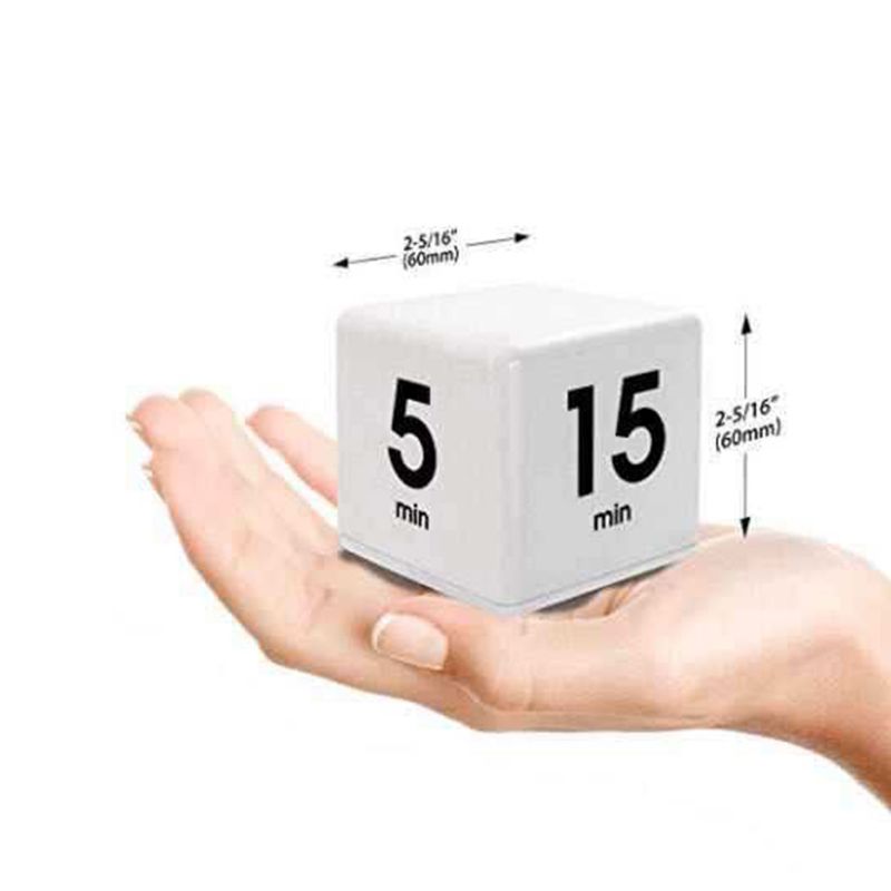 【LanZhuo Store】Color Workout Timer Cube Time Management Machine Kitchen Siesta Reminder. 