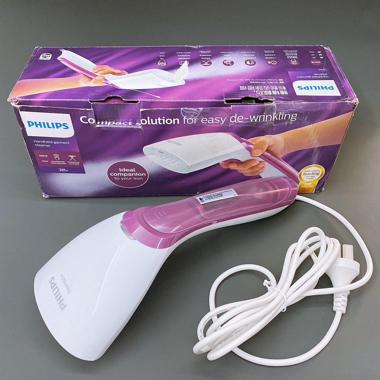 philips garment steamer gc360