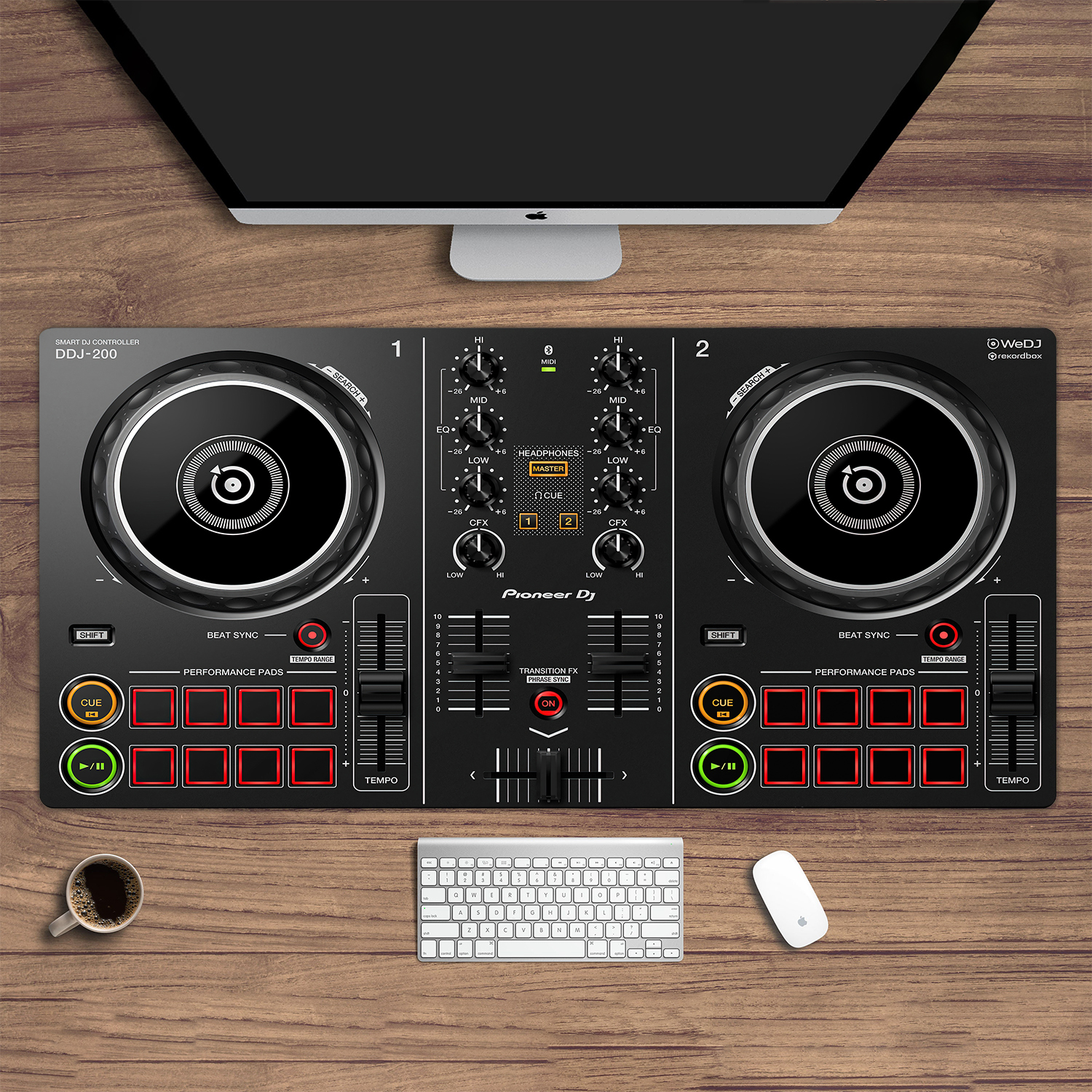 Decorative DJ Gift Pad DJ Disc Table Controller Picture D Big Mouse Pad Pioneer DJ Smart DJDJ-200 Console Display Table. 