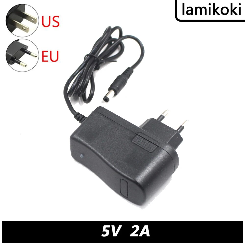Power Adapter 220V To 5V 2A 2000MA Charger Five-volt Two-Amp Conventional Power Set-top Box Socket