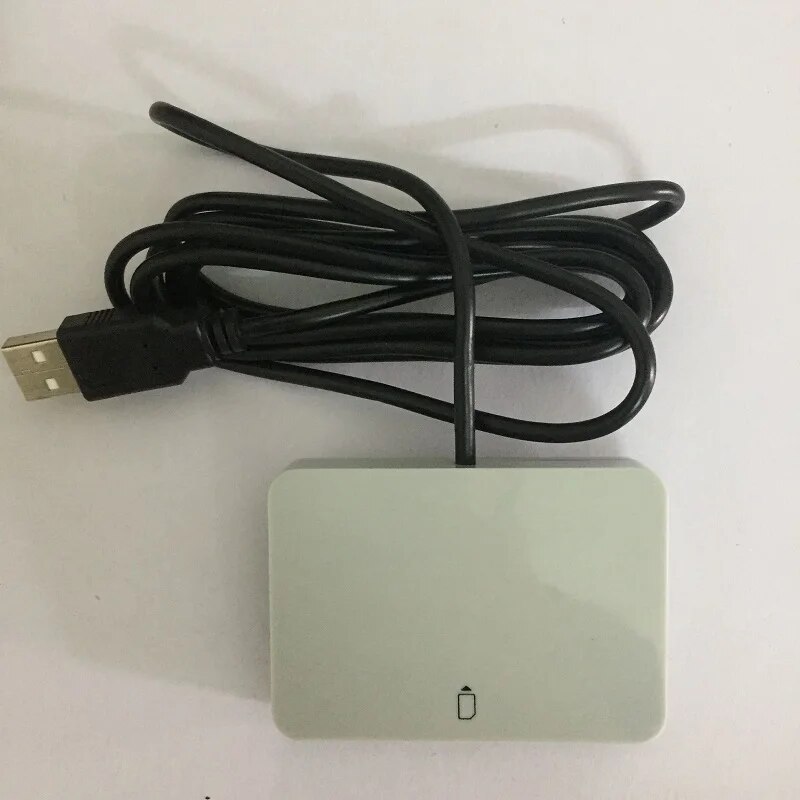 RIQUEZA Card Reader USB 2.0 2 in 1 ID-1/2FF 12 Mbps Support IC Smart Card Smart Card Reader 2G/3G/4G SIM Card Reader Writer. 