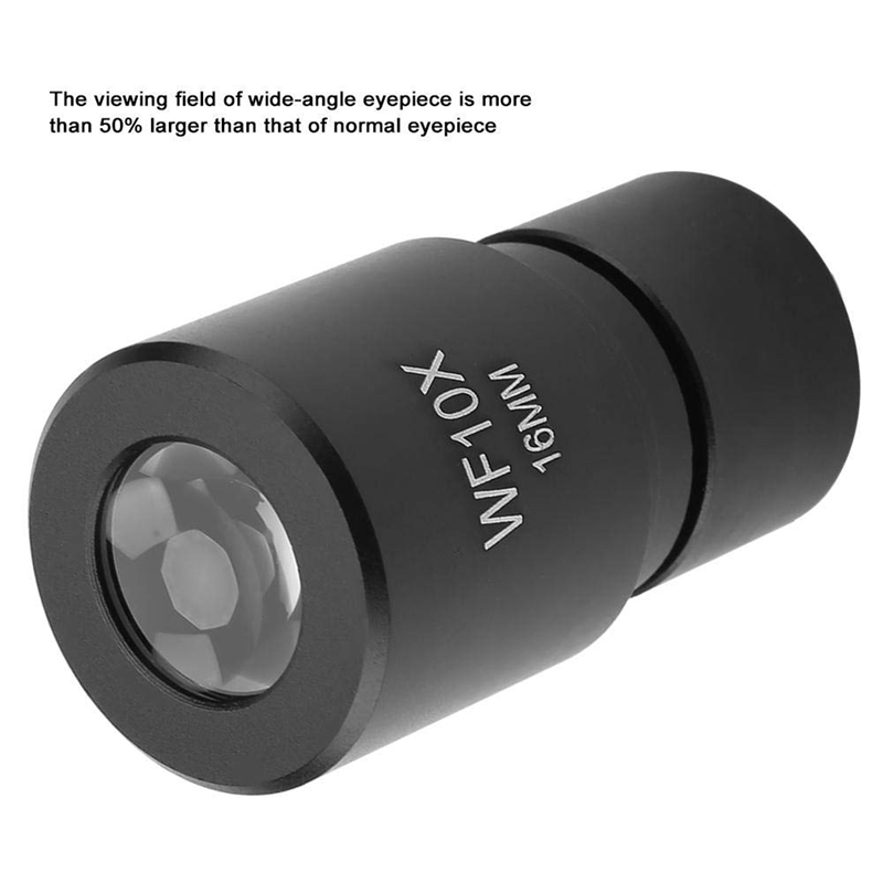 5X Microscope Eyepiece Lenses, DM-R001 WF10X 16mm Eyepiece for Biological Microscope Ocular Mounting 23.2mm. 